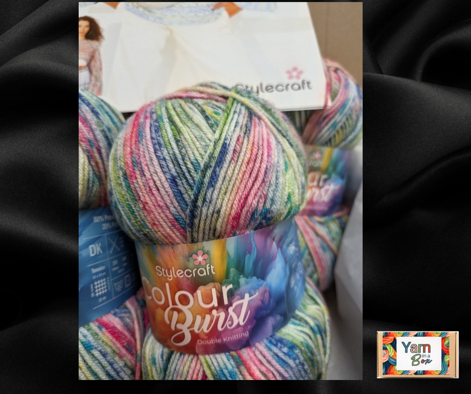 Colour Burst Crochet Top