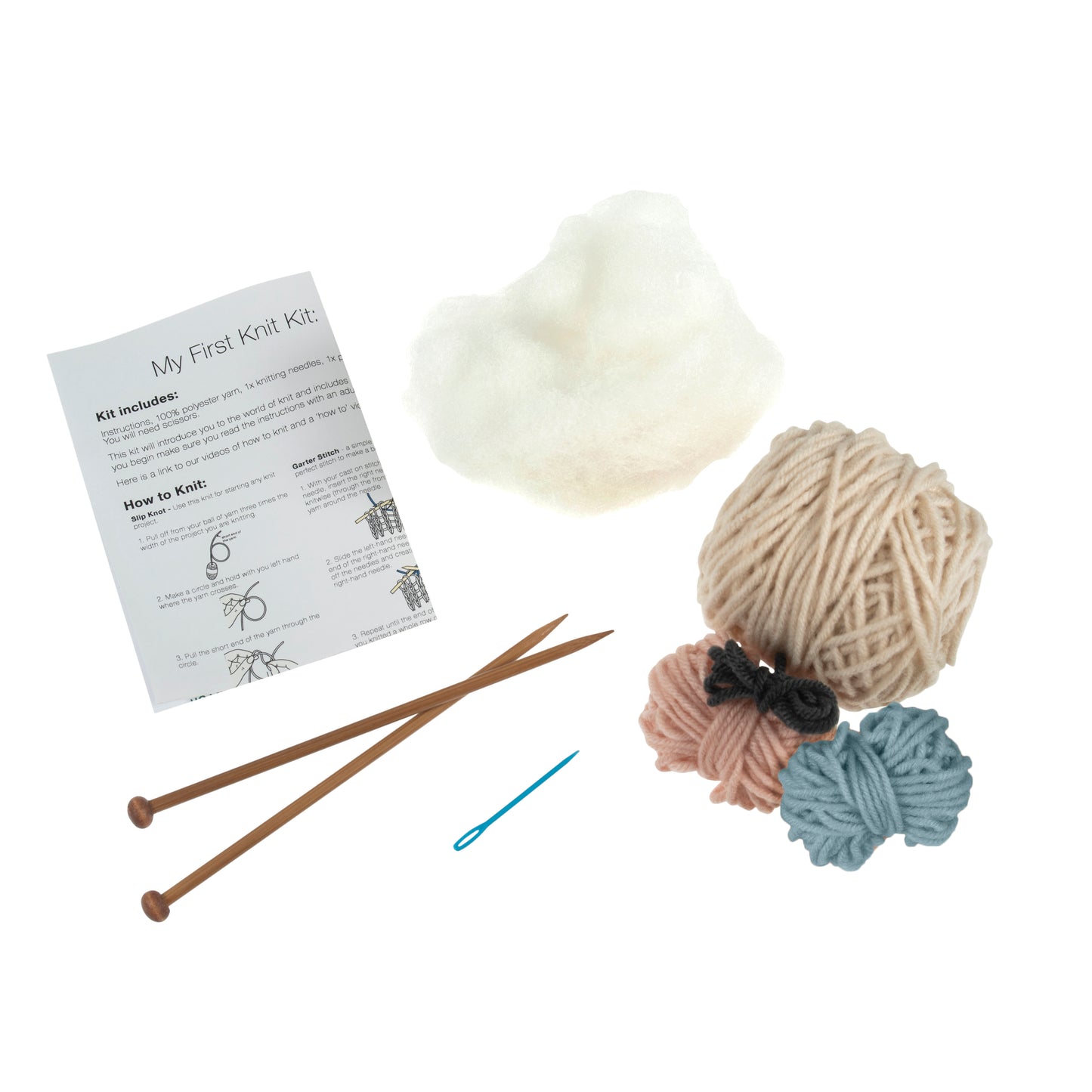 Beginner Knitting Kit Rabbit