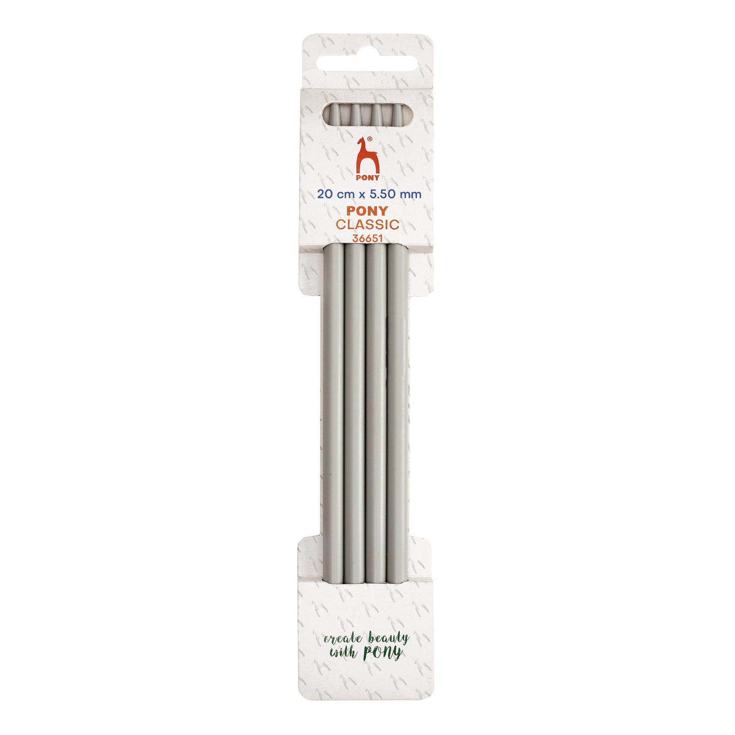 Knitting Pins: Double-Ended: Set of Four: 20cm x 5.50mm