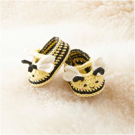 Ricorumi Crochet Booties Bee Kit