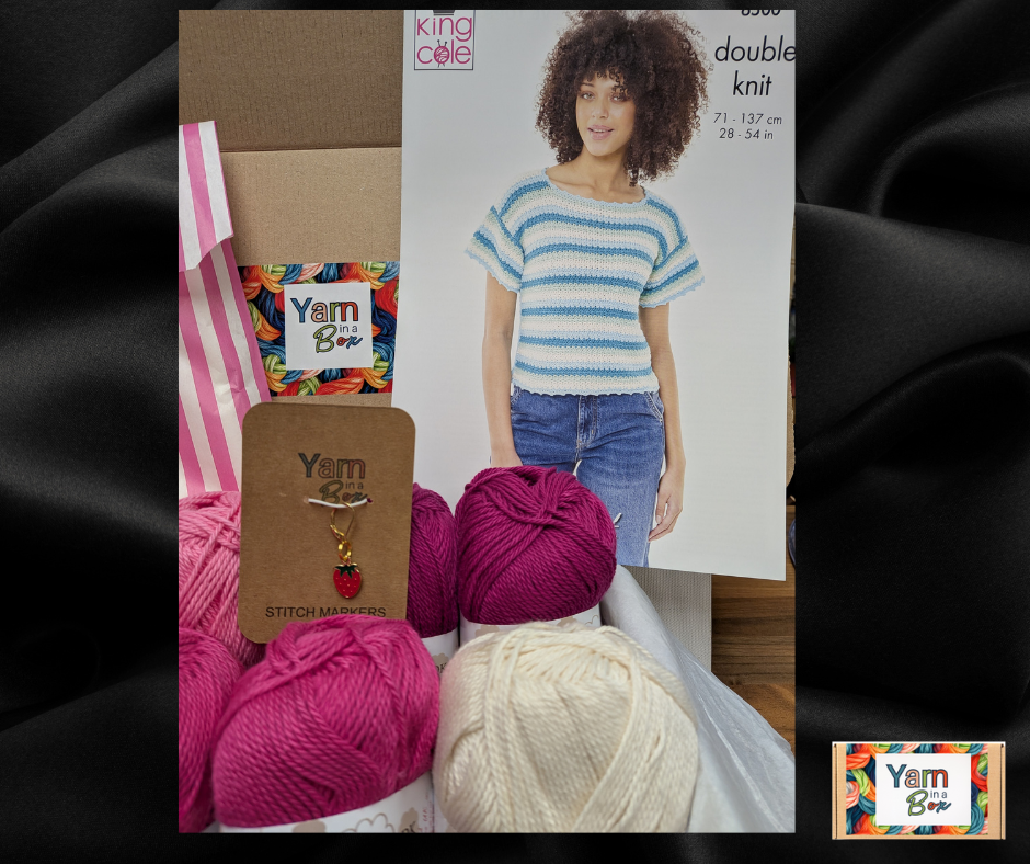 Crochet Strawberry Top (June Box)