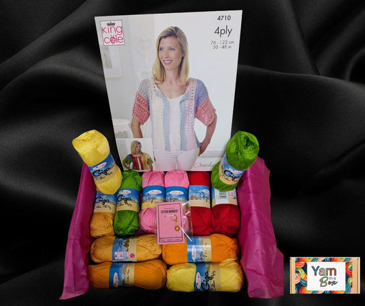 Cotton Crochet Box 4 Ply Giga