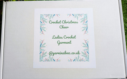 Pre-Order - Christmas Crochet Cheer Box - Ladies Crochet Garment