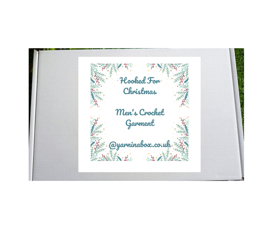 Pre-Order - Hooked For Christmas  - Men's Crochet Garment Box