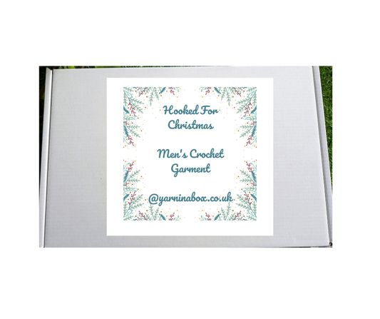 Pre-Order - Hooked For Christmas  - Men's Crochet Garment Box