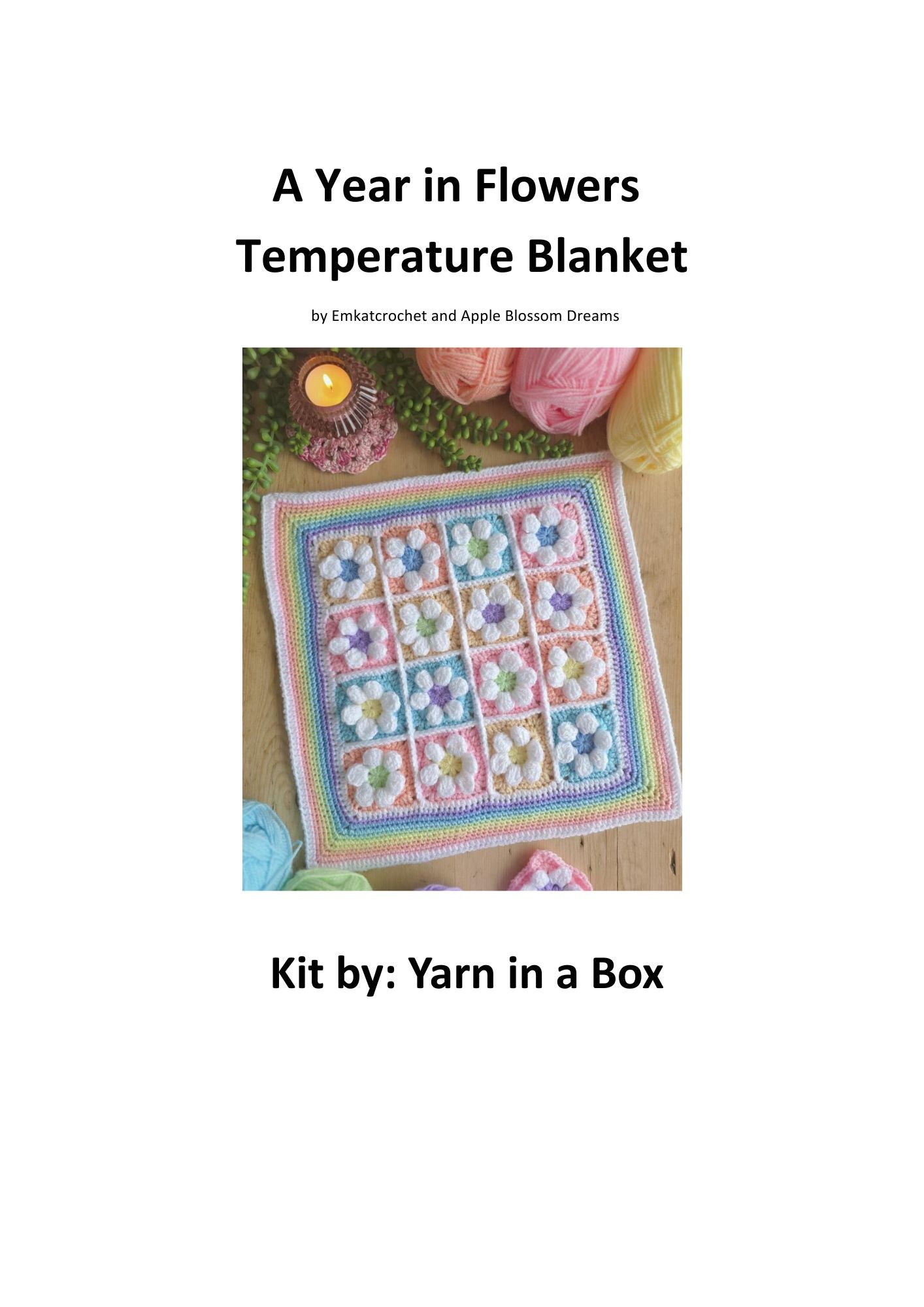 Crochet Temperature Blanket Starting 2026