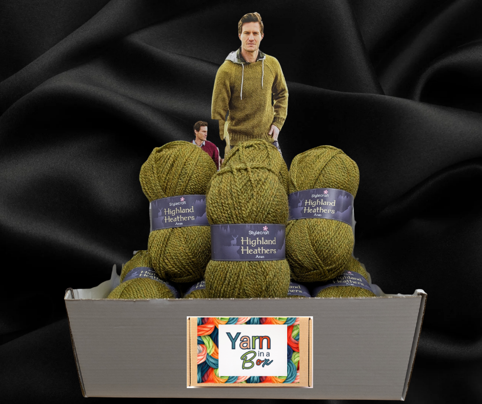 Highland Heather Man's knitted Jumper