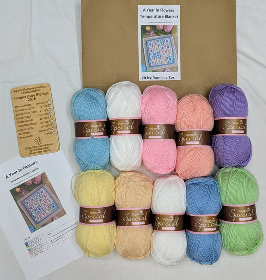 Crochet Temperature Blanket Starting 2026